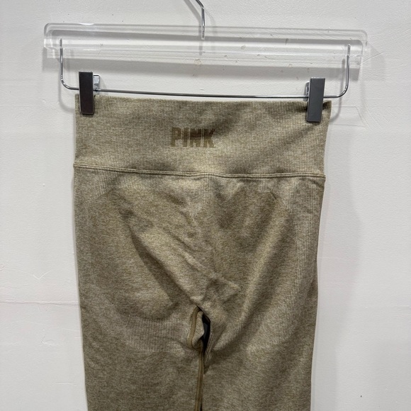 Victorias Secret Pink Active Seamless Legging Tight Workout Pant Green Small - Picture 6 of 8